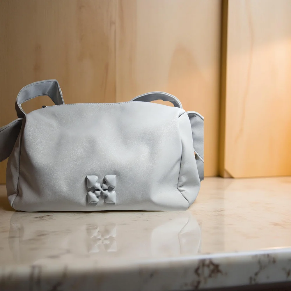 New JACD Light Silver Hobo Style Shoulder/Crossbody Purse